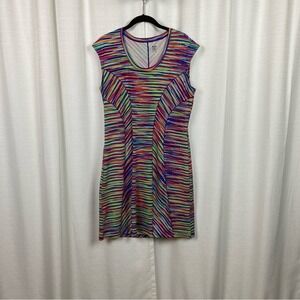 Title Nine Multicolor Striped Mini Dress